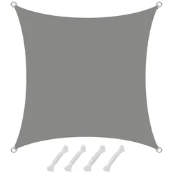 AMANKA UV Sonnensegel Wasserdicht 2x2 - Viereckig - Sonnenschutz Segel Garten Terrasse