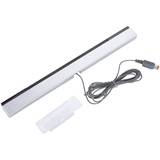 Wii-Sensorleiste Original-Wii-Sensor Wii Zubehör Wii Konsole für Wii Zubehör, IR-Signalstrahl-Sensorleiste Kabelgebundener Empfänger mit Ständer für WII/WIIU Wii-Konsolen-Controller