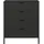 58 aufm Kessel Kommode Erna 81 x 102 x 45 cm Anthrazit