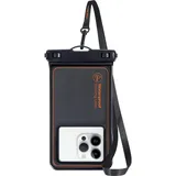 mobile origin Waterproof floating case 6.5" black/orange