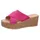 s.Oliver Damen Pantoletten aus Leder Plateau, Rosa (Pink), 39 EU