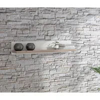 Forte Wandregal Iloppa 145 x 25,6 x 22,1 cm Braun