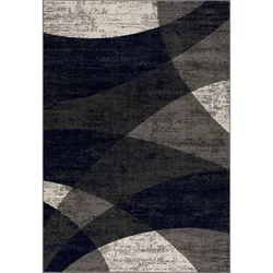 Teppich SANAT "Vintage 1690", blau, B:200cm H:13mm L:290cm, Kunstfaser, Teppiche, Vintage Optik, Wohnzimmer, Kurzflor