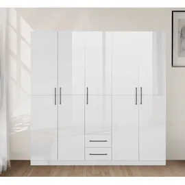 OTTO home Drehtürenschrank Sylt 200 x 200 x 52 cm Weiß