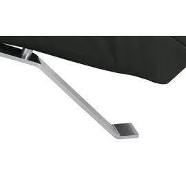 Ravensberger Werkstätten Relaxliege Swing Leder 65 x 95 x 171 cm Schwarz mit Kopfteil