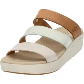 Keen ELLECITY SLIDE Damen Natural Leather/Clearly Aqua 41