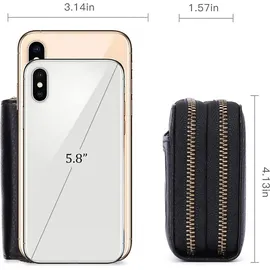 luxuskollektion Damen Geldbörse schwarz