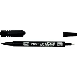 PILOT Permanent-Marker 'Twin Marker', extra fein, schwarz