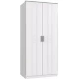 WIMEX Kleiderschrank "Borkum" Schränke B/H/T: 91 cm x 199 cm x 58 cm, 2 St., weiß Kleiderschränke wahlweise 91cm oder 135cm breit