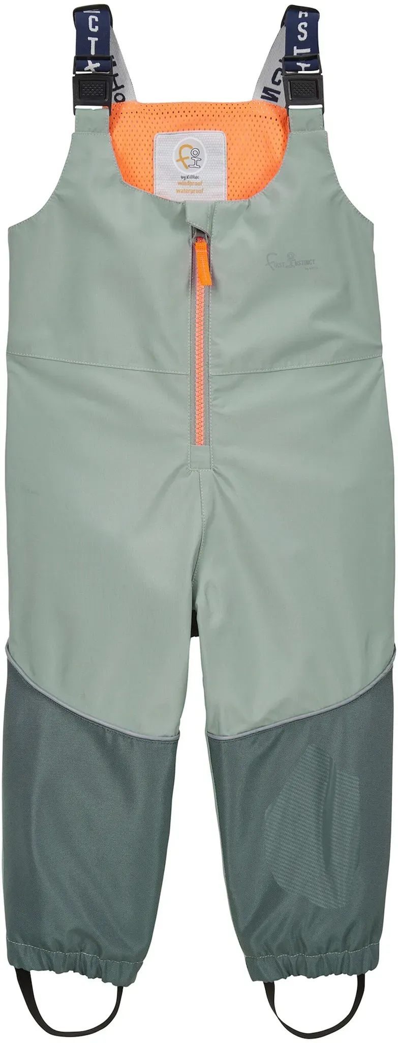 KILLTEC Regenhose mit Trägern Colorblock, gruen, 110