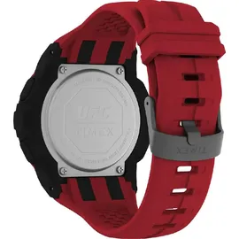 Timex UFC Rush Herren-Armbanduhr, 52 mm, rotes Armband, digitales Zifferblatt, schwarzes Gehäuse TW5M59200