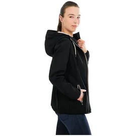 Knuffelwuff Damen Softshell Jacke Manhattan Größe: L / 40 Schwarz