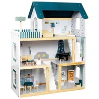 TikTakToo Großes Puppenhaus XXL Traumhaus Set aus Holz mit