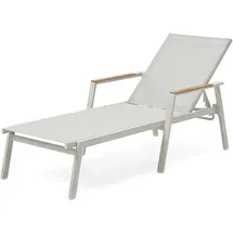 barths Paros Sonnenliege 196 x 76 x 36 cm Beige