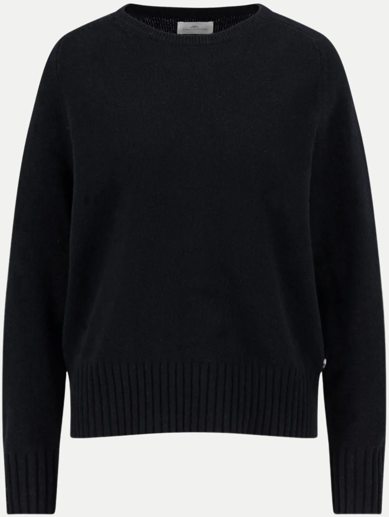 Pullover aus Merinowolle Schwarz XXL