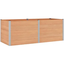 vidaXL Hochbeet 250 x 100 x 91 cm Braun