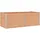 vidaXL Hochbeet 250 x 100 x 91 cm Braun