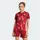 adidas Deutschland Auswärtstrikot 2025 rot Damen Gr. XXS
