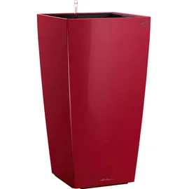 LECHUZA Cubico 50 Komplettset 50 x 50 x 95 cm scarlet rot hochglanz