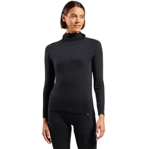 Odlo 112331 Seamless Performance Wool Langarm-baselayer - Black / Black - S