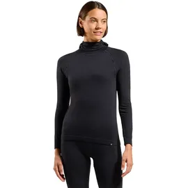 Odlo 112331 Seamless Performance Wool Langarm-baselayer - Black / Black - S