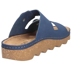 ROHDE Damen Pantolette Leder Zweischnaller mit Plateausohle Alassio 6229, Größe:37 EU,