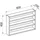 VCM Osado M Wandregal 40 x 12 x 10 cm Weiß