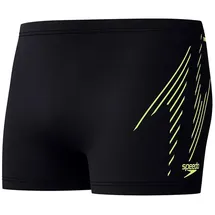 Speedo Badehose Hyperboom Placement Schwarz/Hyper Yellow UK 34