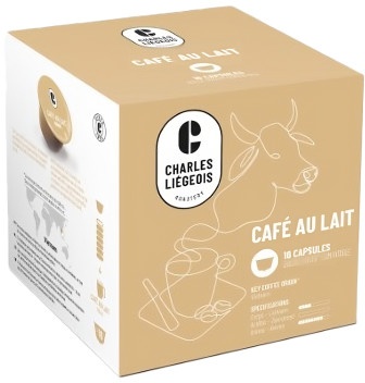 Kaffeekapseln geeignet für Dolce Gusto® Charles Liégeois Café au lait, 16 Stk.
