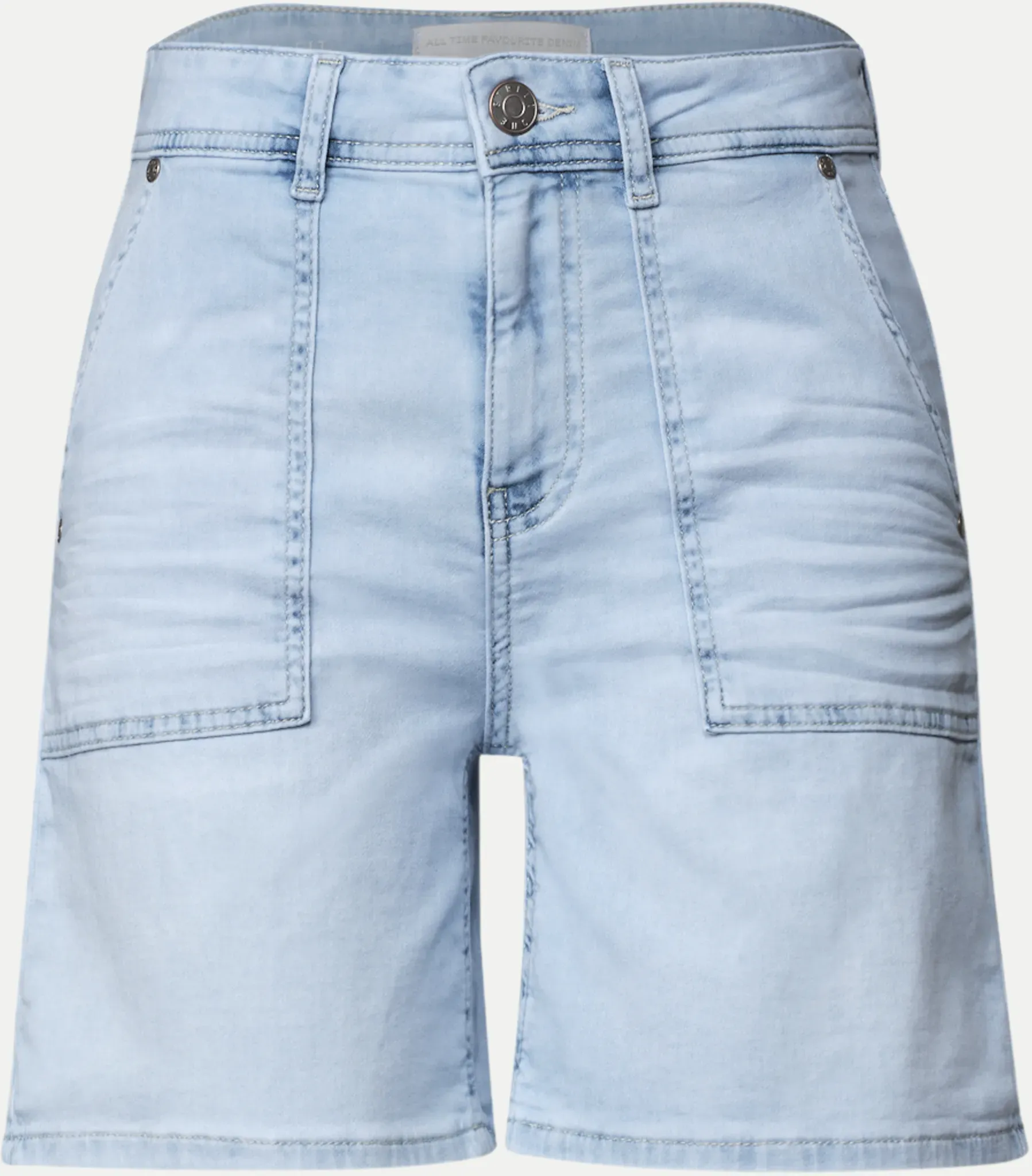 Casual- Fit Shorts Blau 28