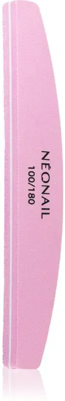 NEONAIL Nail Buffer Curved Polierfeile Typ 100/180 Pink 1 St.