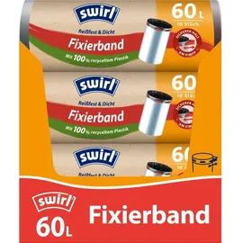 Swirl Swirl® Fixierband-Müllbeutel 60 10 Stück
