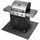 Tulup Grillunterlage Bodenschutzplatte Metall, Schwarz 100x80 cm