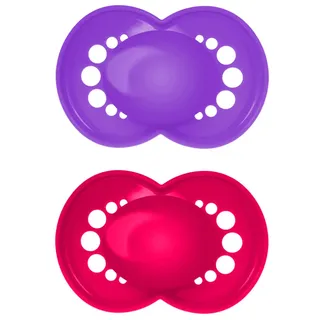 MAM 66163122 - Classic Silikon 6-16 für Mädchen, Doppelpack