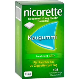 Nicorette Freshmint 2 mg Kaugummi 105 St.