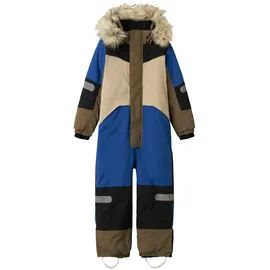 NAME IT NMNSTORM12 Funktionsanzug beige/blau/braun/schwarz 122