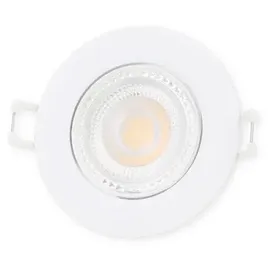 LeuchTek All-In-One Einbaustrahler 6W schwenkbar dimmbar weiß