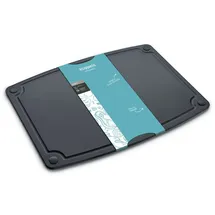 KUPPELS NERO Schneidebrett Holzfaser 1-tlg. 44 x 32,5 cm Schwarz