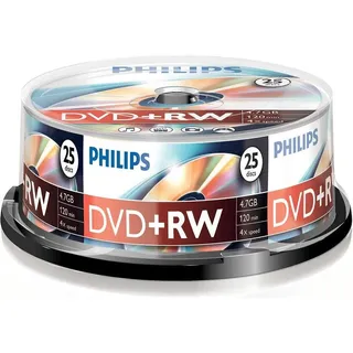 Philips DVD+RW 4,7GB 4x 25er Spindel
