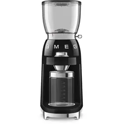 smeg Kaffeemühle 50 ́s Style Aluguß Schwarz