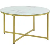 [en.casa] Couchtisch Uppvidinge (80 x 80 x 45 cm, Wohnzimmer, Wohnzimmertische, Couchtische