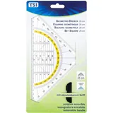 TSI Geodreieck 25 cm mit abnehmbarem Griff