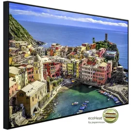 Papermoon Infrarotheizung Buntes Dorf Vernazza Cinque Terre 800 W Bunt
