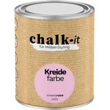 Kreidefarbe 0,75l Sweet Rose Shaby Chic Möbel Holzlack Natur Vintage Möbellack