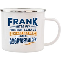 H&H Echter Kerl Emaille-Becher Frank