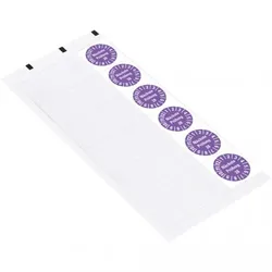 Dreifke® Kabelprüfplakette Nächste Prüfung 28, violett, Folie, selbstkl., 57x25mm, 6 Stk.