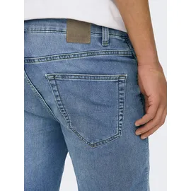 Only & Sons Jeansshorts in Blau XXL