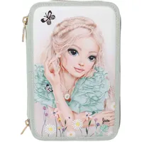 DEPESCHE 3-Fach Federtasche mit Stickerei SUMMER FEELING