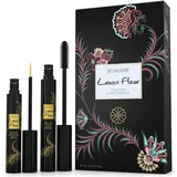 Profi Wimpernpflege Bundle von JEUXLORÉ - 4ml Eyelash Activating Wimpernserum & 8ml Eyelash Care Complex für schöne, dichte Wimpern und Augenbrauen - (4 ml + 8 ml)