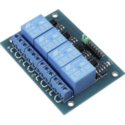 Tru Components Relais Modul 4-fach 12V, Entwicklungsboard + Kit